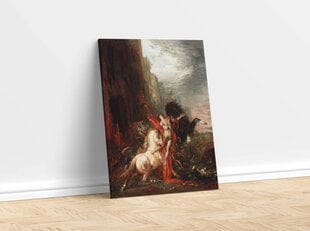 Reprodukcija Diomēds, kuru ēd viņa zirgi, 100x80 cm cena un informācija | Gleznas | 220.lv