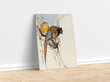 Reprodukcija Fazānu pāris un plūmju zieds (Ohara Kosona), 60x30 cm cena un informācija | Gleznas | 220.lv