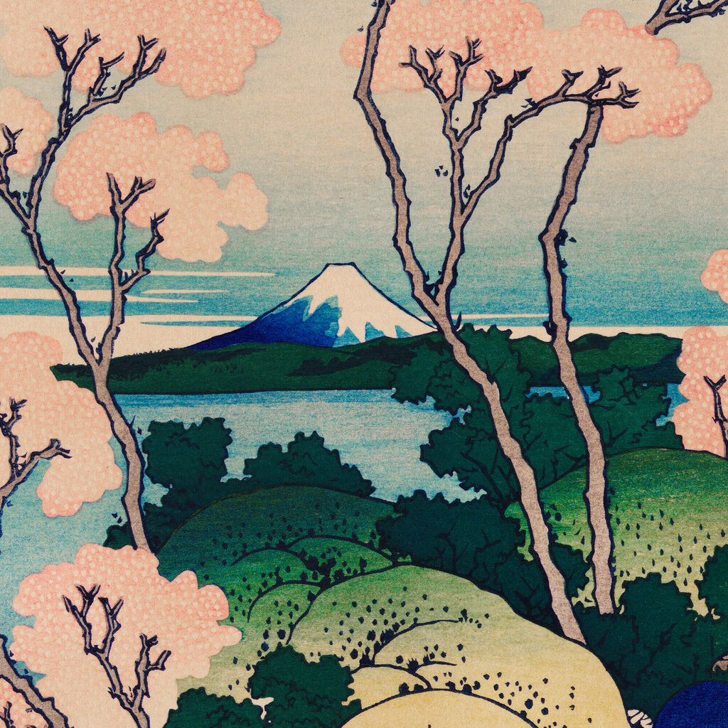 Reprodukcija Goten-Jama kalns, Šinagava uz Tokaido (Kacušika Hokusai), 100x70 cm цена и информация | Gleznas | 220.lv