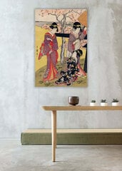 Reprodukcija Gotenjama no Hanami Hidari (Utamaro Kitagava), 60x80 cm цена и информация | Картины | 220.lv