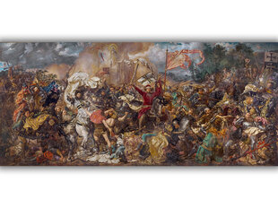 Репродукция Грюнвальдская битва (Ян Матейко), 100x50 см цена и информация | Картины | 220.lv