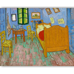Репродукция Спальня (Винсент Ван Гог), 100x70 см. цена и информация | Картины | 220.lv