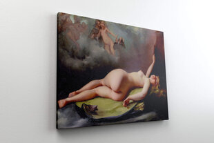 Reprodukcija Guļošā kailā sieviete (Luiss Rikardo Falero), 100x50 cm cena un informācija | Gleznas | 220.lv