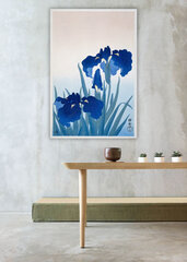 Reprodukcija Īrisa ziedi (Ohara Kosona), 100x70 cm cena un informācija | Gleznas | 220.lv