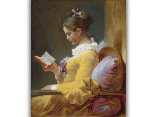 Репродукция Молодая девушка за чтением (Жан-Оноре Фрагонар), 100x80 см цена и информация | Картины | 220.lv