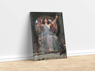 Reprodukcija Kirke piedāvā Ulisam kausu (Džons Viljams Voterhauss), 80x50 cm cena un informācija | Gleznas | 220.lv