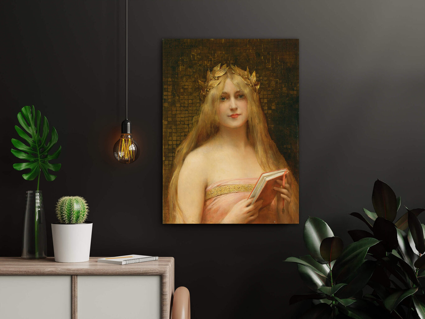 Reprodukcija Klasiskā skaistule (Leons Fransuā Komers), 100x70 cm цена и информация | Gleznas | 220.lv
