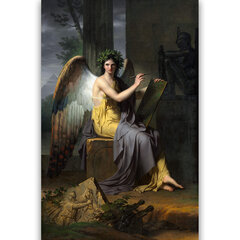 Reprodukcija Klīo, Vēstures mūza (Šarls Menjē), 80x50 cm cena un informācija | Gleznas | 220.lv