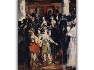 Репродукция Бал-маскарад в опере (Эдуард Мане), 40x35 см цена и информация | Картины | 220.lv