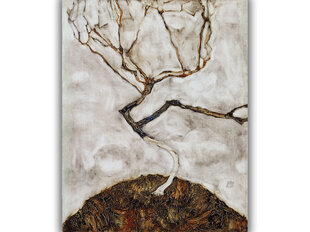 Reprodukcija Mazais koks vēlā rudenī (Egons Šīle), 80x65 cm цена и информация | Картины | 220.lv