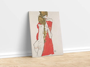 Репродукция Мать и дочь (Эгон Шиле), 30x40 см цена и информация | Картины | 220.lv