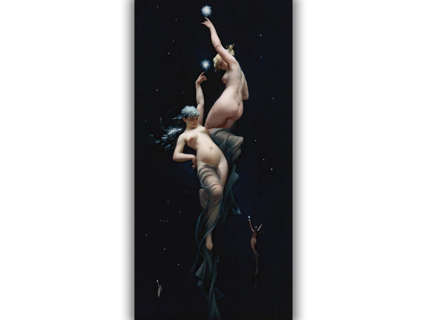 Reprodukcija Mēness daiļavas (Luiss Rikardo Falero), 100x50 cm цена и информация | Gleznas | 220.lv