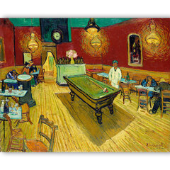 Reprodukcija Nakts kafejnīca (Vinsents van Gogs), 40x60 cm cena un informācija | Gleznas | 220.lv