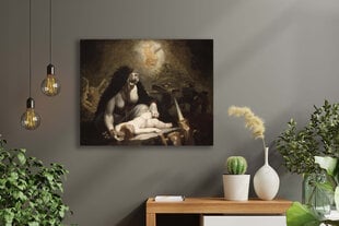 Репродукция Ночная ведьма в гостях у лапландских ведьм (Генрих Фузели), 40x35 см цена и информация | Картины | 220.lv