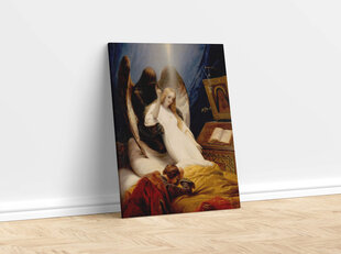 Reprodukcija Nāves eņģelis (Emils Žans Horācijs Vernē), 100x80 cm cena un informācija | Gleznas | 220.lv