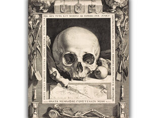 Reprodukcija Nāves galva (Jans Sanredams), 100x80 cm cena un informācija | Gleznas | 220.lv