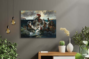 Reprodukcija Neptūna un Amfitrītes kāzu procesija, 60x50 cm cena un informācija | Gleznas | 220.lv