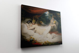 Reprodukcija Nimfa un Kupidoni (Ričards Vestolls), 100x80 cm cena un informācija | Gleznas | 220.lv
