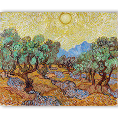Репродукция Оливковые деревья (Винсент Ван Гог), 100x70 см цена и информация | Картины | 220.lv
