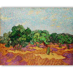 Репродукция Оливковые деревья (Винсент Ван Гог), 30 x 40 см цена и информация | Картины | 220.lv