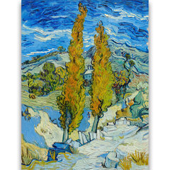 Репродукция Тополя в Сен-Реми (Винсент Ван Гог), 40x60 см цена и информация | Картины | 220.lv