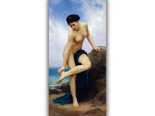 Репродукция После ванны (Уильям Бугро), 100x50 см цена и информация | Картины | 220.lv
