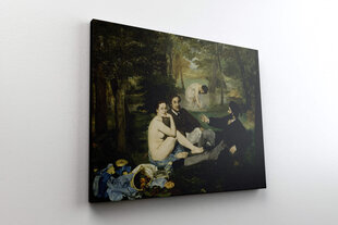 Reprodukcija Pusdienas uz zāles (Eduards Manē), 100x80 cm цена и информация | Картины | 220.lv