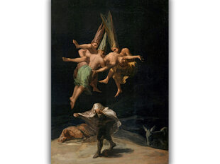 Reprodukcija Raganu lidojums (Fransisko Goja), 40x60 cm cena un informācija | Gleznas | 220.lv