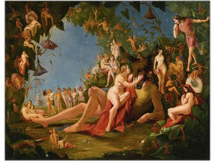 Reprodukcija Sapnis vasaras naktī (Viljams Džons Montēns), 100x80 cm cena un informācija | Gleznas | 220.lv