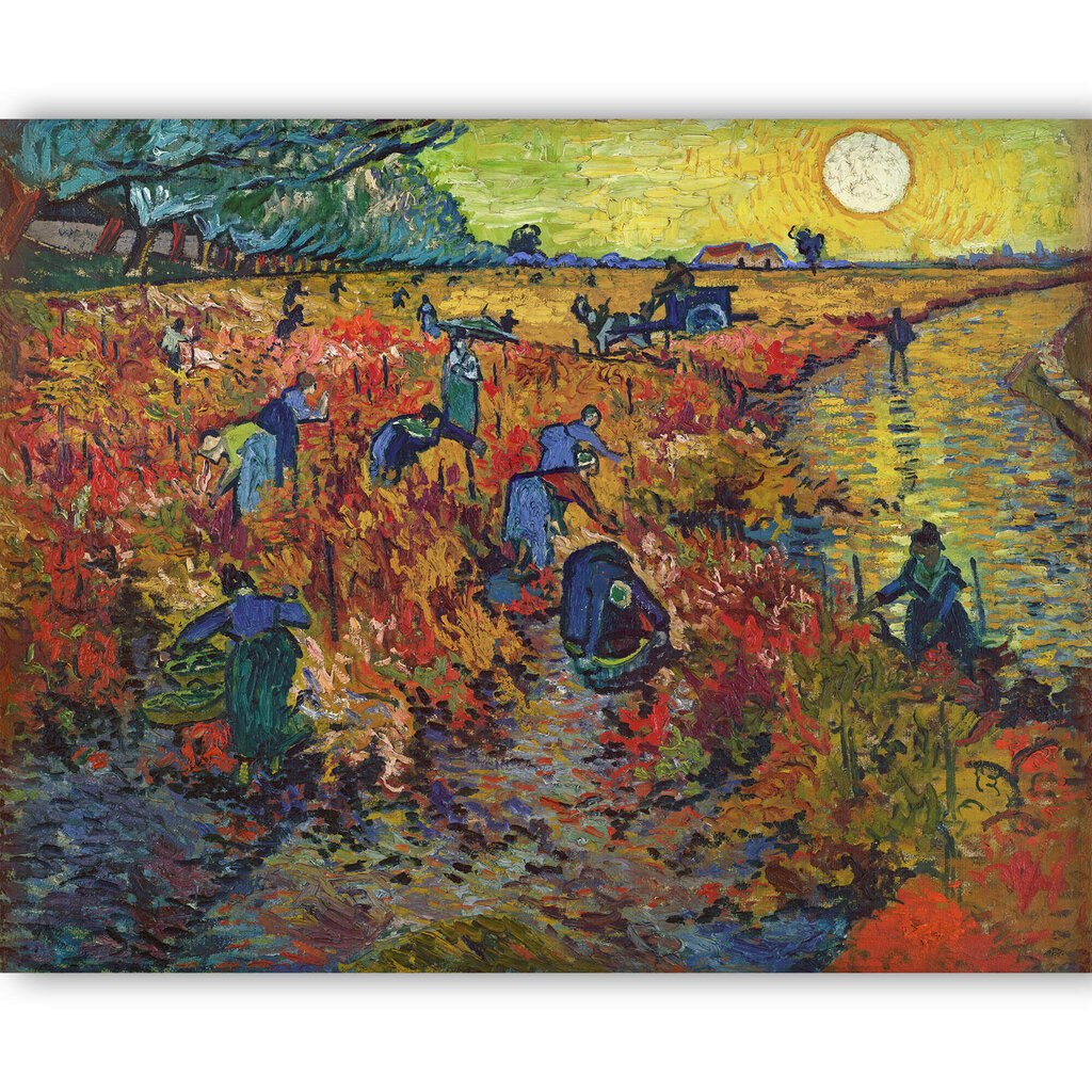 Reprodukcija Sarkanais vīnogulājs (Vinsents van Gogs), 30x40 cm цена и информация | Gleznas | 220.lv