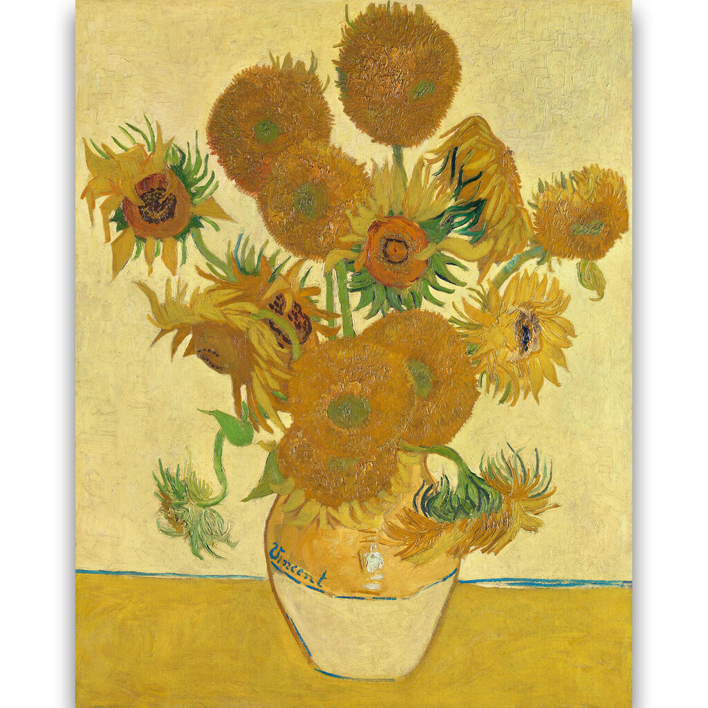 Reprodukcija Saulespuķes (Vinsents van Gogs), 40x60 cm cena un informācija | Gleznas | 220.lv