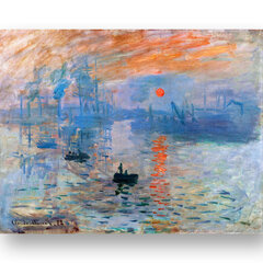 Репродукция Восход солнца (Клод Моне), 100x70 см. цена и информация | Картины | 220.lv