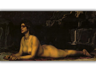 Reprodukcija Sfinksa (Francis fon Štuks), 80x40 cm cena un informācija | Gleznas | 220.lv