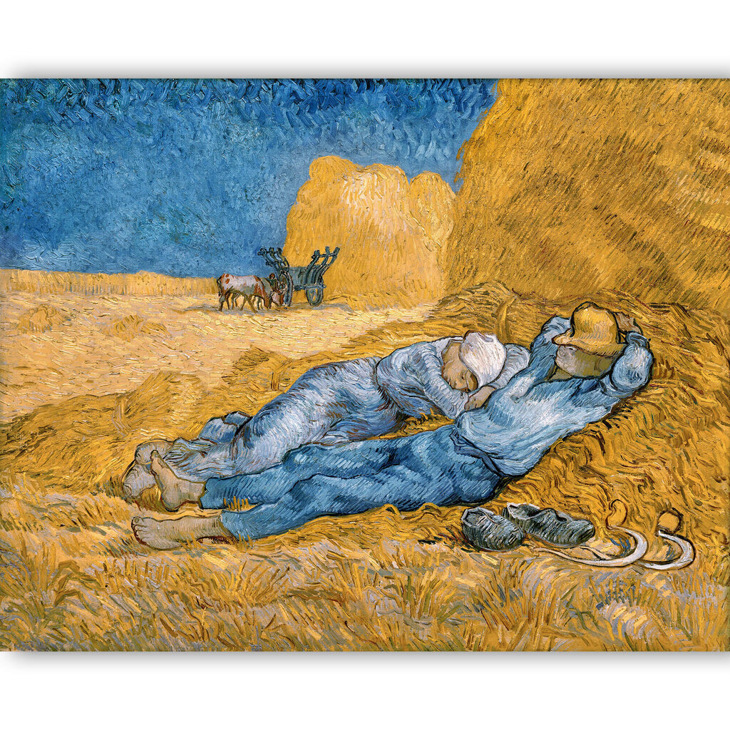 Reprodukcija Siesta (Vinsents van Gogs), 30x40 cm cena un informācija | Gleznas | 220.lv