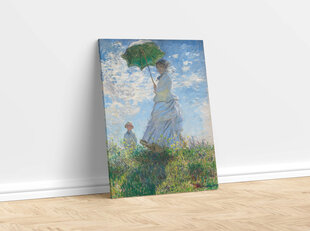 Reprodukcija Sieviete ar lietussargu (Klods Monē), 100x70 cm цена и информация | Картины | 220.lv
