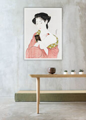 Репродукция Женщина, наносящая пудру (Гойо Хасигути), 30x40 см цена и информация | Картины | 220.lv