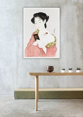 Репродукция Женщина, наносящая пудру (Гойо Хасигути), 40x60 см цена и информация | Картины | 220.lv