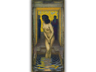 Репродукция Сюзанна в ванне (Франц фон Штук), 60x30 см цена и информация | Картины | 220.lv