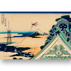 Reprodukcija Toto Asakusa Hongandzi (Kacušika Hokusai), 100x70 cm цена и информация | Картины | 220.lv