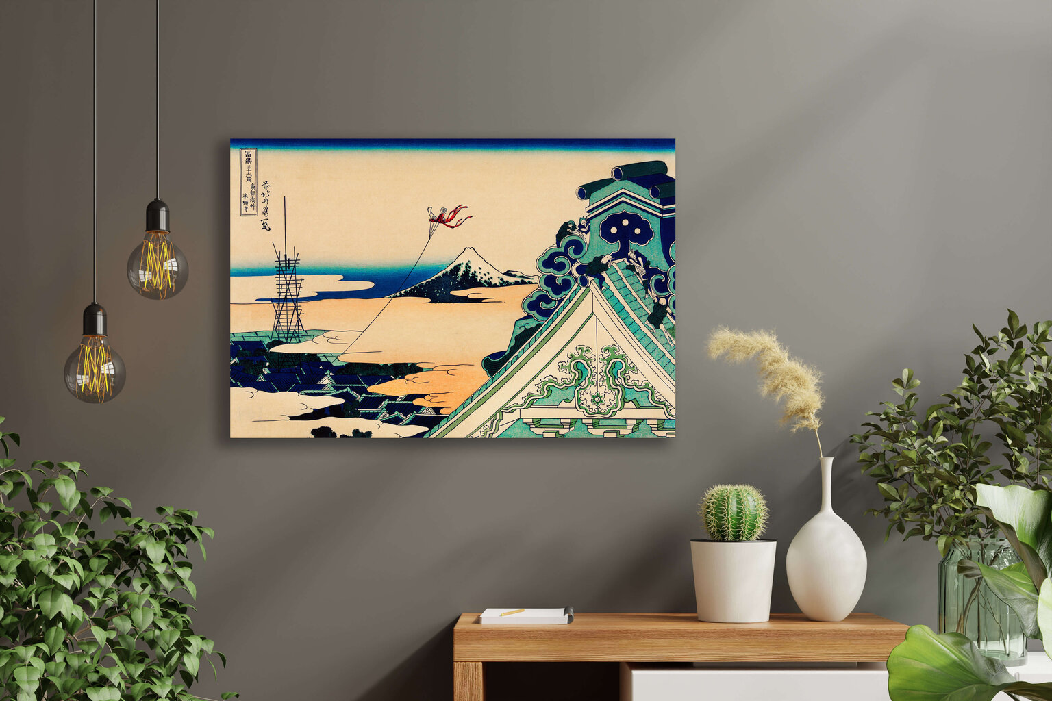 Reprodukcija Toto Asakusa Hongandzi (Kacušika Hokusai), 100x70 cm цена и информация | Gleznas | 220.lv