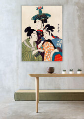 Reprodukcija Trīs jaunieši vai jaunietes (Utamaro Kitagava), 60x80 cm цена и информация | Картины | 220.lv