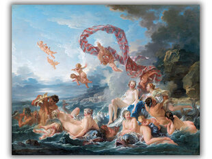 Reprodukcija Veneras triumfs (Fransuā Bušē), 80x65 cm cena un informācija | Gleznas | 220.lv