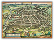 Reprodukcija Viļņas karte (1576), 40x60 cm цена и информация | Gleznas | 220.lv