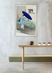 Reprodukcija Ziedošais dzīvžogs (Ogata Gekko), 100x70 cm cena un informācija | Gleznas | 220.lv