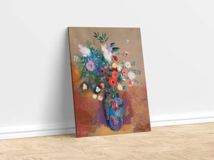 Reprodukcija Ziedu pušķis (Odilons Redons), 100x70 cm cena un informācija | Gleznas | 220.lv