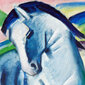 Reprodukcija Zilais zirgs I (Francis Marks), 40x60 cm cena un informācija | Gleznas | 220.lv