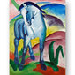 Reprodukcija Zilais zirgs I (Francis Marks), 60x80 cm cena un informācija | Gleznas | 220.lv