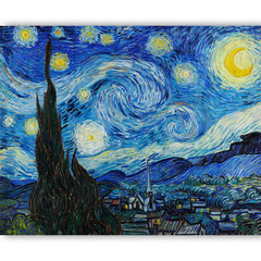 Репродукция Звездная ночь (Винсент Ван Гог), 30x40 см цена и информация | Картины | 220.lv