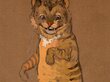 Vintāžas plakāts bērniem Alise brīnumzemē: Češīras kaķis, 42x59 cm (A2), cena un informācija | Gleznas | 220.lv