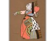 Vintāžas plakāts bērniem Alise brīnumzemē: Siržu karaliene, 59x84 cm (A1), цена и информация | Gleznas | 220.lv